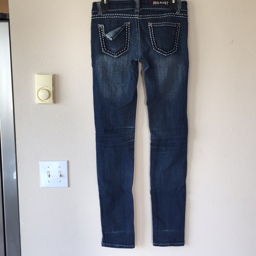 Red Rivet Jeans
